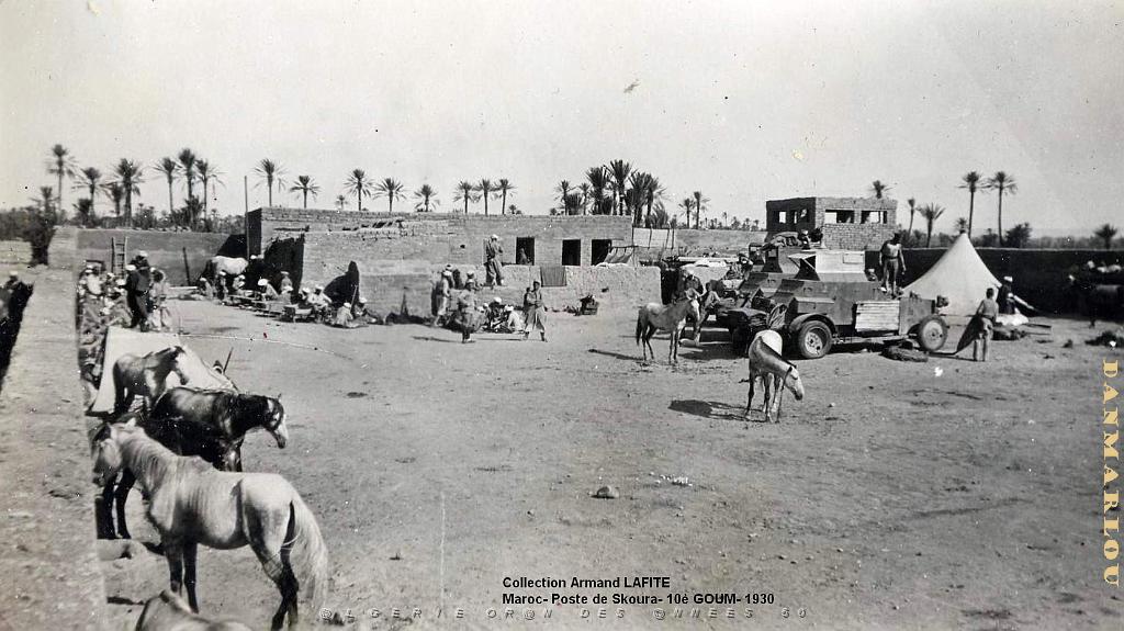 PERIODE MAROCAINE 1928 1930 LAFITE A- 314- Poste de Skoura.jpg